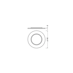 Ledvance Downlight Comfort Förlängning Ring Vit D140