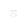 Ledvance Downlight Slim Alu Aluminium Vit 19W 2000lm 90D - 840 Kallvit | Utskärning 205 - IP44 - Dali Dimbar