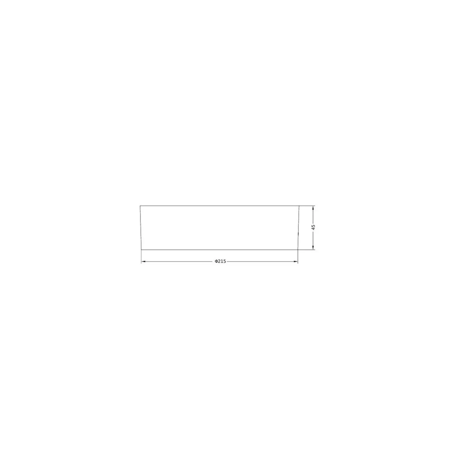 LedvanceDownlight Slim Alu Ram Vit D205