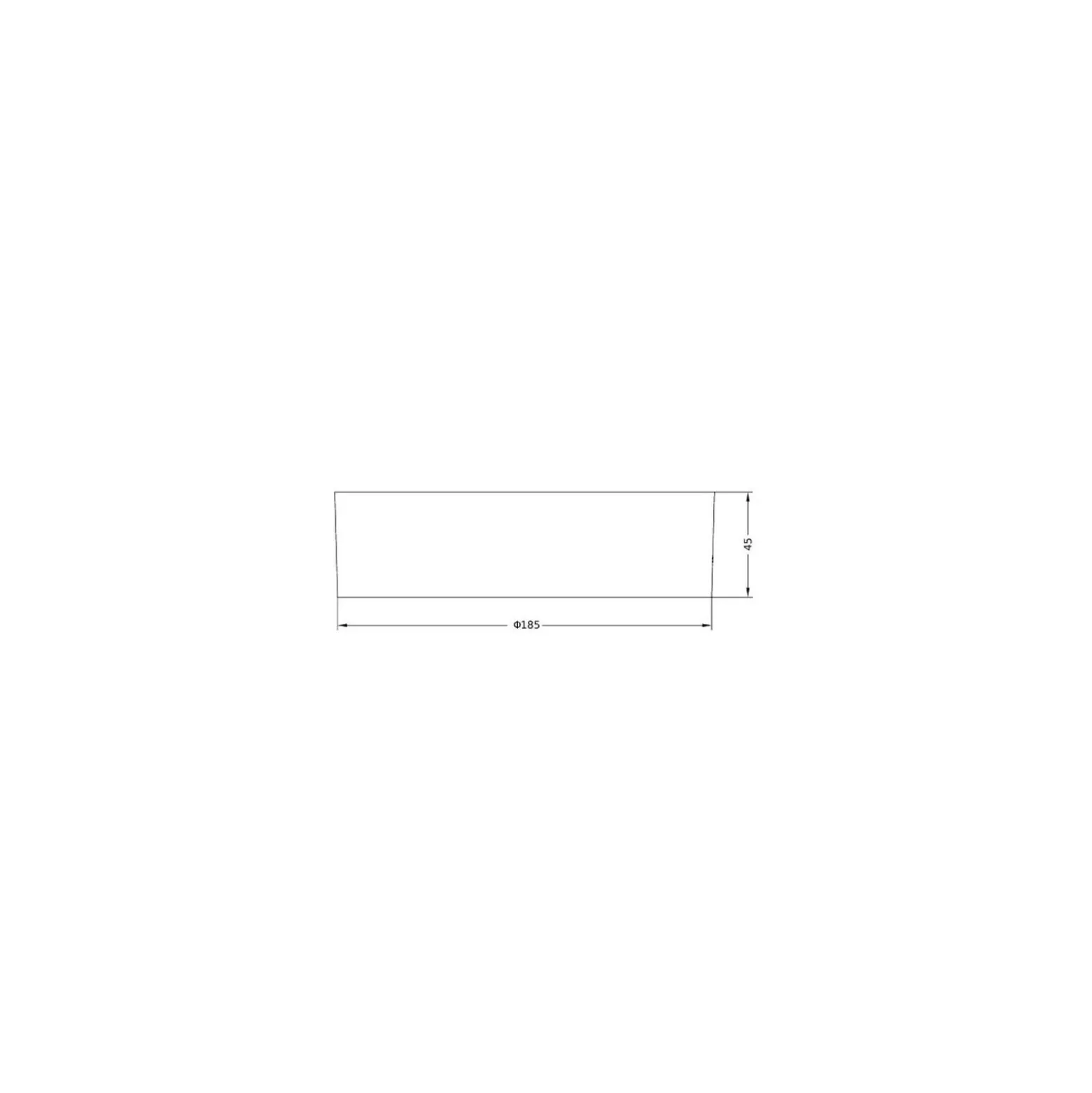 LedvanceDownlight Slim Alu Ram Vit D175