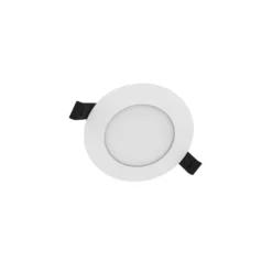 Ledvance Downlight Slim Alu Vit 8W 800lm 90D - 830 Varm Vit | Utskärning 100mm - IP44