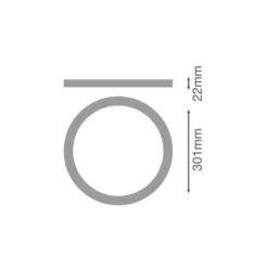 Ledvance Downlight Universal Ring Brun | 300mm