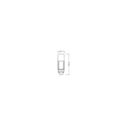 Ledvance DULUX-D LED 9.5W - 840 Kallvit | 2-Stift - Ersättare 26W