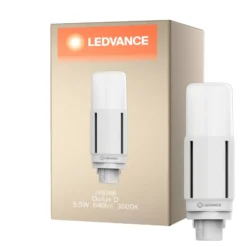 Ledvance DULUX-D LED 5.5W - 830 Varm Vit | 2-Stift - Ersättare 13W