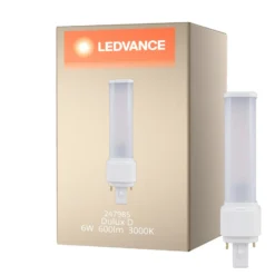 Ledvance Dulux-D LED 6W - 830 Varm Vit | 2-Stift - Ersättare 13W