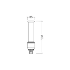 Ledvance DULUX LED D EM & AC Mains Value 6W 660lm - 865 Dagsljus | Ersättare 13W