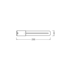Ledvance DULUX LED L HF & AC Mains Value 8W 1000lm - 865 Dagsljus | Ersättare 18W