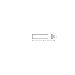 Ledvance DULUX-S LED 3.5W - 840 Kallvit | 2-Stift - Ersättare 7W