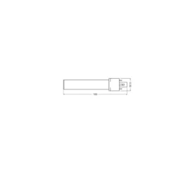 Ledvance Dulux-S LED 4W - 840 Kallvit | 2-Stift - Ersättare 9W