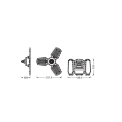 Ledvance Highbay LED E27 Matt 60W 6500lm – 840 Kallvit