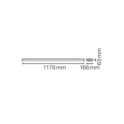 Ledvance LED Allmänbruksarmatur Vattentät 32W 4384lm - 840 Kallvit | 120cm - 3 Timmar Nödbelysning