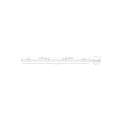 Ledvance LED Allmänbruksarmatur Vattentät Fukttät Smart+ Wifi 18W 1900lm - 827-865 Justerbar Vit | 120cm - Dimbar