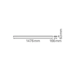 Ledvance LED Allmänbruksarmatur Vattentät 45W 5850lm - 830 Varm Vit | 150cm
