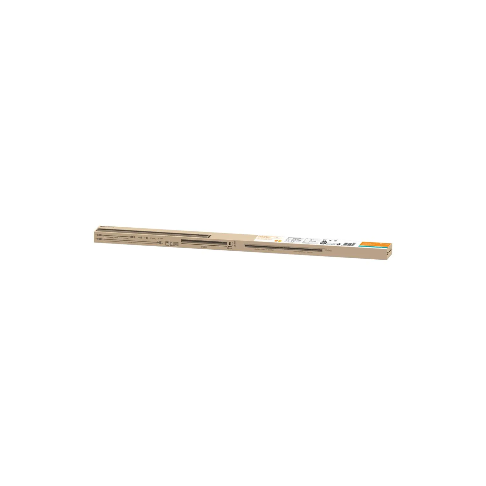 Ledvance LED Allmänbruksarmatur Linear Kompakt Växla 8W 800lm - 830 Varm Vit | 60cm