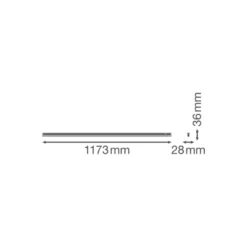Ledvance LED Allmänbruksarmatur Linear Kompakt Växla 14W 1500lm - 840 Kallvit | 120cm
