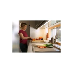 Ledvance LED Allmänbruksarmatur Linjär Platt Eco Aluminium Silver 6W 300lm - 830 Varm Vit | 30cm - Ersättare 7W