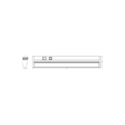 Ledvance LED Allmänbruksarmatur Linear Turn Connect Vit 6W 380lm - 830-840 CCT | 35cm - Push Dimbar