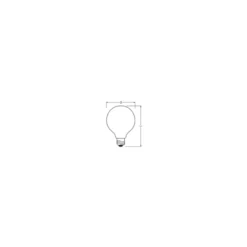 Ledvance LED Classic Globe E27 Matt 7.2W 1521lm - 840 Kallvit | Ersättare 100W