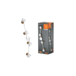 Ledvance LED Decor Spot Cork Stål Vit 13W 920lm - 827 Extra Varm Vit | Dimbar