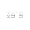 Ledvance LED Decor Spot Jupiter Silver 11W 410lm - 830 Varm Vit