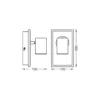 Ledvance LED Decor Spot Mars Svart 16W 540lm - 830 Varm Vit