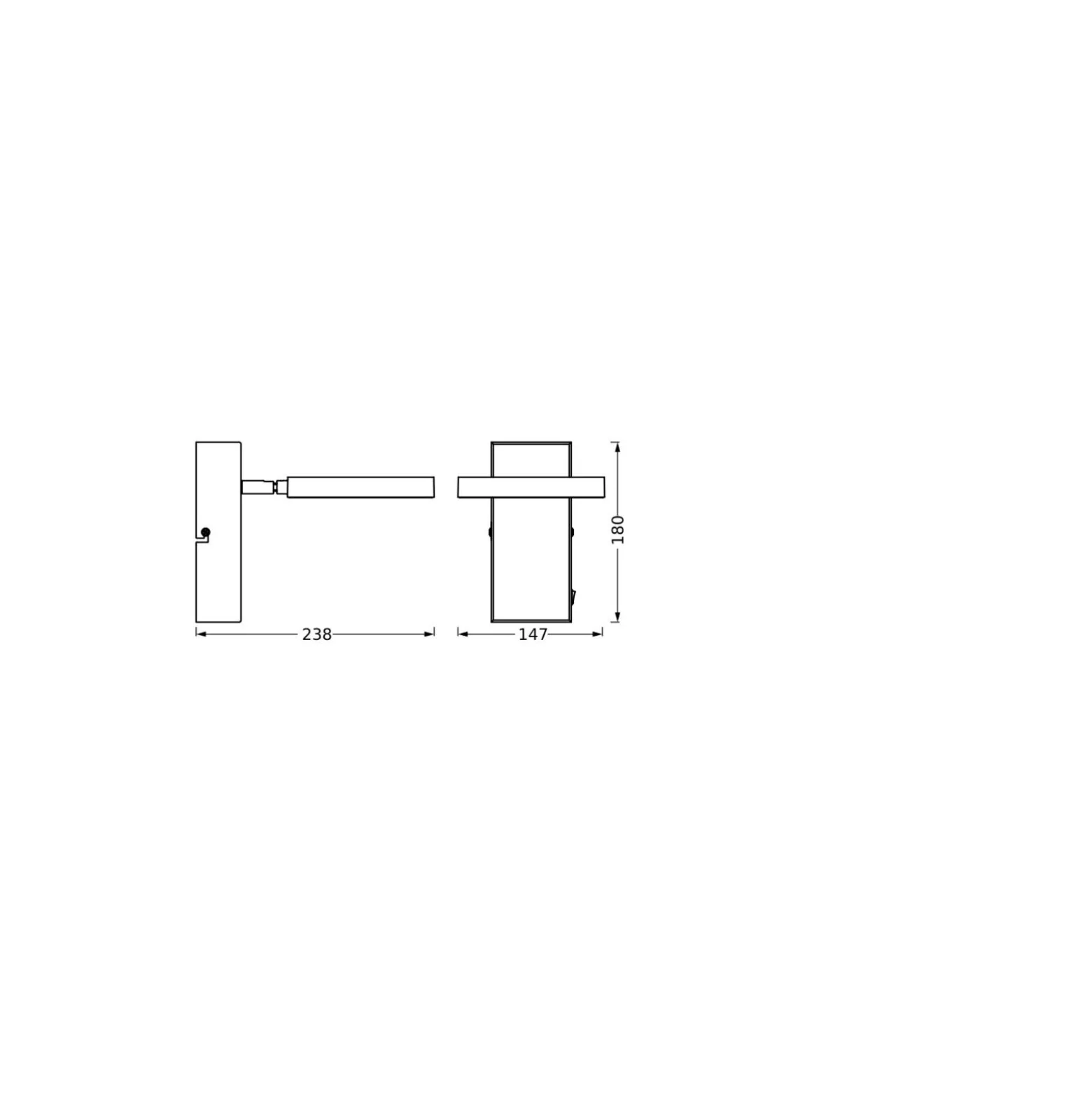 Ledvance LED Decor Spot Saturn Plast Svart 11W 215lm - 830-842-865 CCT