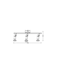 Ledvance LED Decor Spot Stål Vit 10W 690lm - 827 Extra Varm Vit | Dimbar