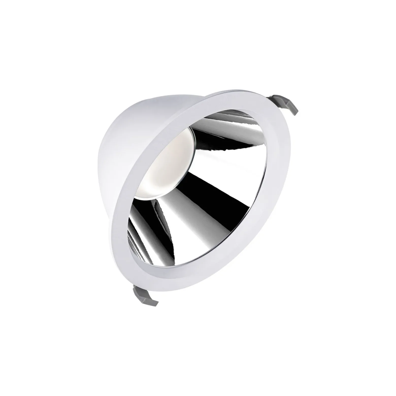 Ledvance LED Downlight Comfort High Efficiency D Aluminium Vit 25W 3250lm 55D - 830 Varm Vit | 215mm - Utskärning 200mm - Dali Dimbar