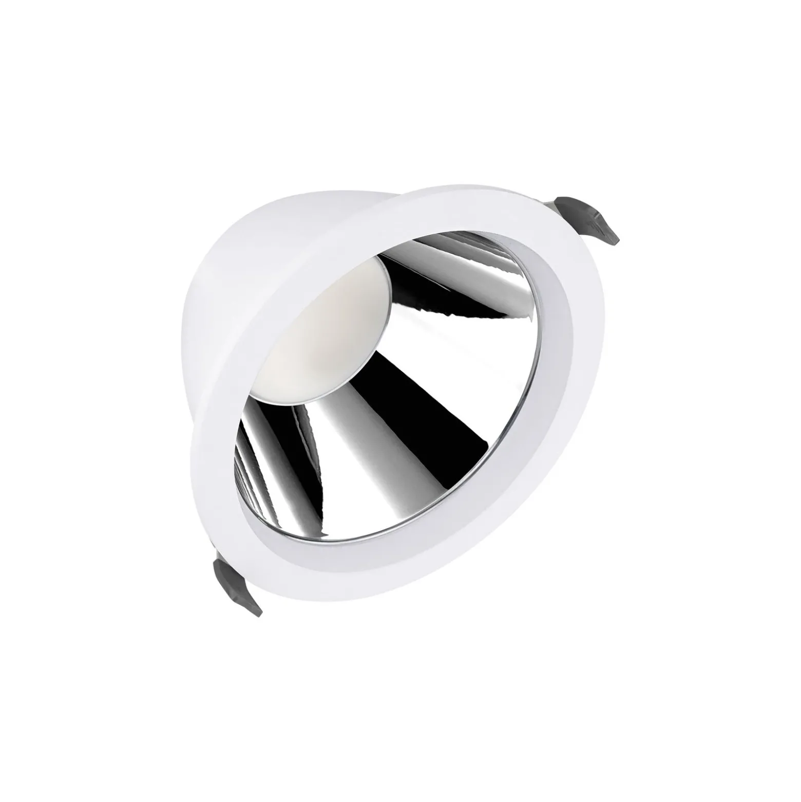 Ledvance LED Downlight Comfort Aluminium Vit 18W 2160lm 55D - 930-940 CCT | 160mm - Utskärning 150mm - IP44 - Bästa Färgåtergivning - UGR<19 - Zigbee Dimbar