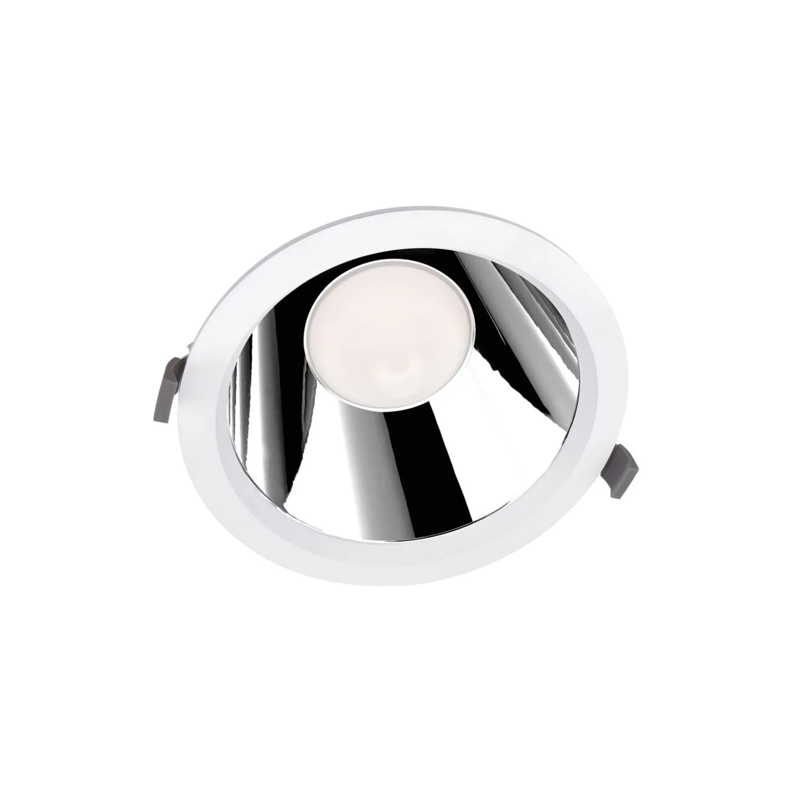 Ledvance LED Downlight Comfort Dali UGR19 Aluminium 30W/25W/20W 3600lm/3000lm/2400lm 930-940 CCT| Utskärning 200mm - IP44 - Bästa Färgåtergivning - Dali Dimbar