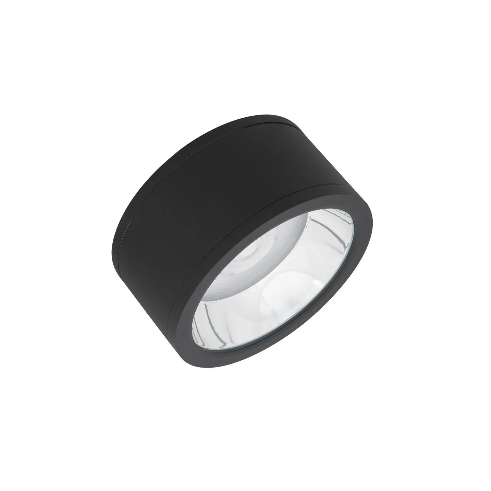 Ledvance LED Downlight Surface IP65 Aluminium Svart 45W 4725lm 36D - 830 Varm Vit | IP65