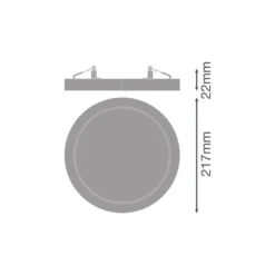 Ledvance LED Downlight Universal Vit 18W 2420lm 110D - 830-840 CCT | Utskärning 65-260mm - IP44