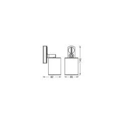 Ledvance LED 1-Fas Skenspot Vit 8W 250lm - 830-865 Justerbar Vit