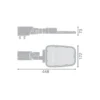 Ledvance LED gatubelysning Area Value Liten SPD Aluminium Grå 30W 3900lm 160x58D - 730 Varm Vit | IP66 - Symmetrisk