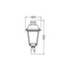 Ledvance LED Gatubelysning Urban Villa Compact 40W 4800lm 140D - 730 Varm Vit | IP66 - Symmetrisk