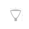 Ledvance LED Gatubelysning Urban Lykta Grå 15-29W 1830-3538lm 165x65D - 822-827 CCT |IP66 - Asymmetrisk - Justerbara Watt