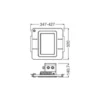 Ledvance LED Gatubelysning Urban Villa Retrofit 40W 4800lm 140D - 722 Extra Varm Vit | IP66 - Dali Dimbar - Symmetrisk