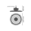 Ledvance LED Highbay Gen 5 Aluminium Svart 150W 26250lm 110D - 865 Dagsljus | IP66 - 1-10V Dimbar