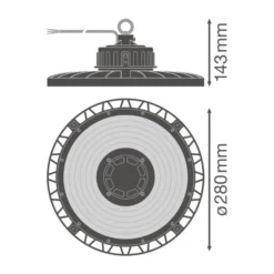 Ledvance LED Highbay Gen 3 93W 13000lm 70D - 865 Dagsljus | IP65