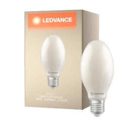Ledvance LED Lampa HQL LED FIL V E40 38W 5400lm - 827 Extra Varm Vit | Ersättare 125W