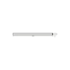 Ledvance Led-Ljusslingor Cob 15W 1260lm 220-240v - 830 Varm Vit | 3M/12mm