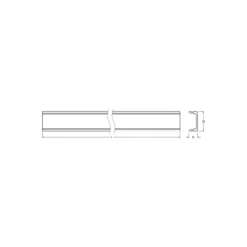 Ledvance LED-ljusslingor Profil Platt U-formad 17x7mm 100CM
