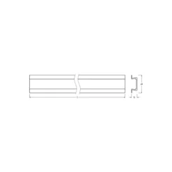Ledvance LED-ljusslingor Profil Platt U-formad Wing 22x6mm 200CM