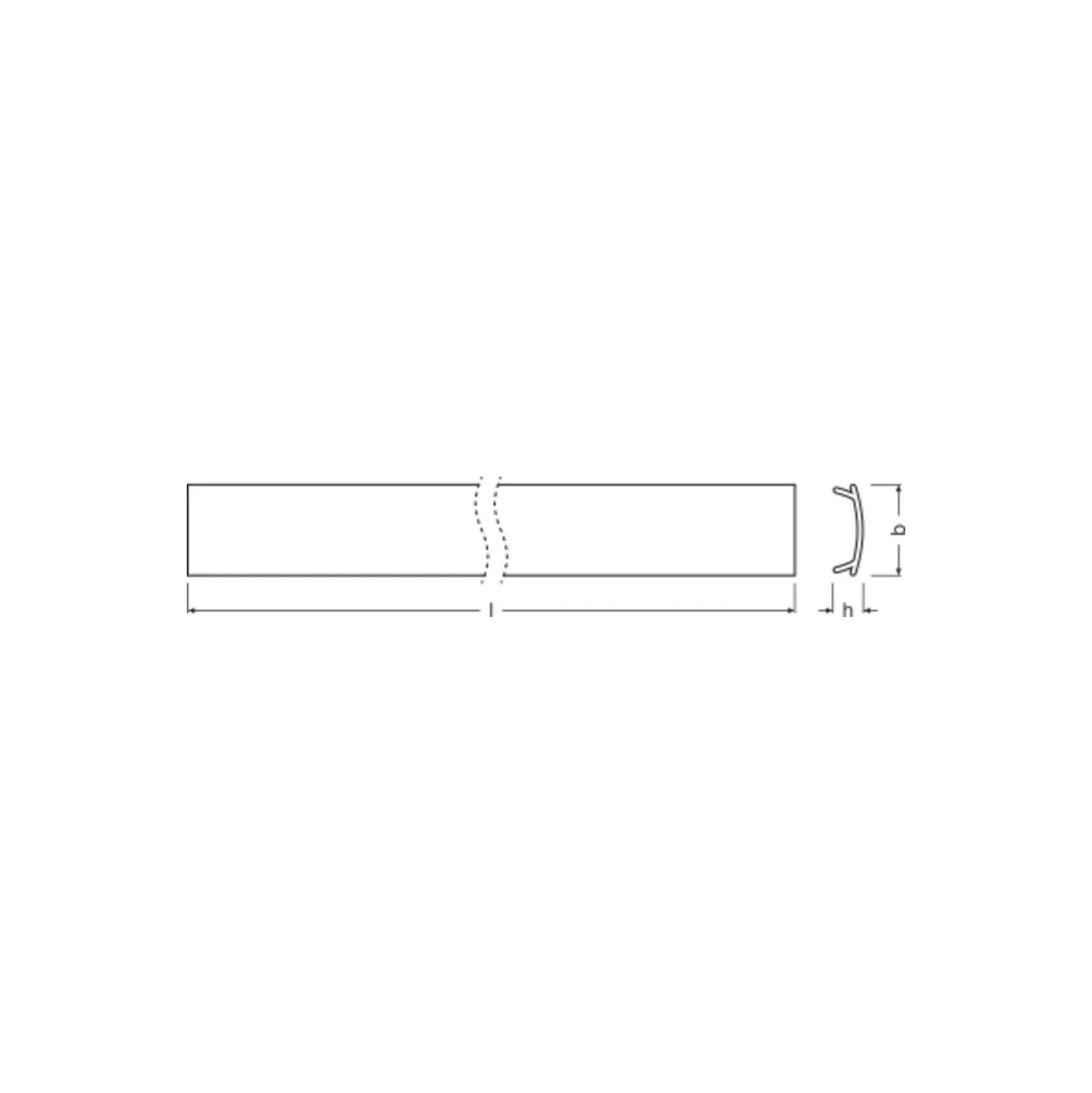 Ledvance LED-ljusslingor Profil Lock Runda Shape 200CM | Diffuse