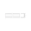 Ledvance LED-ljusslingor Profil Wide U-formad 26x26mm 100CM