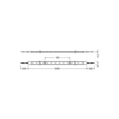 Ledvance LED-ljusslingor Value 500 67W 2150lm 24v - RGB | 5M/13mm