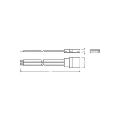 Ledvance LED-ljusslingor Value Power Connector 4P 50CM