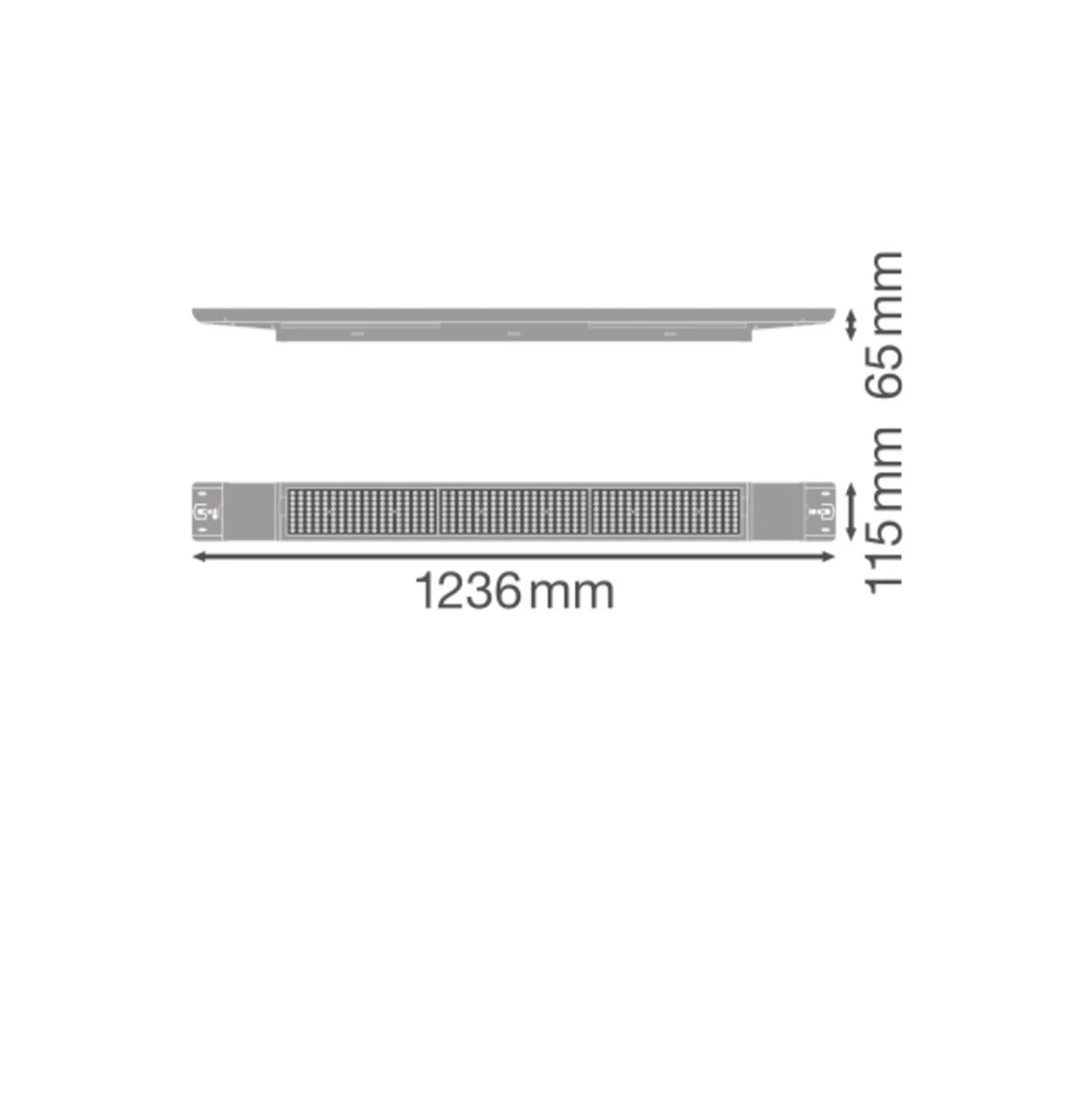 Ledvance LED Lowbay Flex Vit 73W 11315lm 40x90D - 840 Kallvit | IP66 - Dali Dimbar - Ersättare 250W