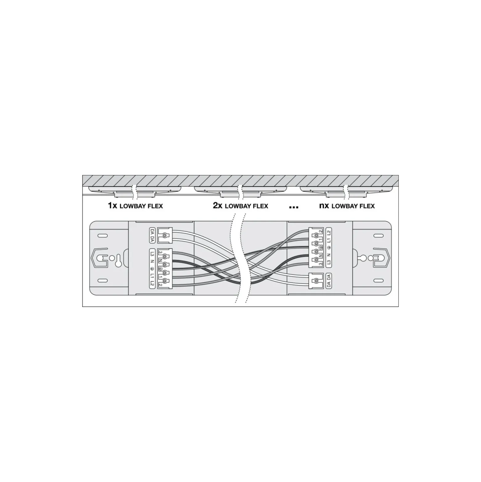 Ledvance LED Lowbay Flex Vit 140W 22000lm - 840 Kallvit | IP66 - Dali Dimbar - Ersättare 400W