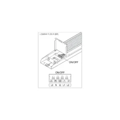 Ledvance LED Lowbay Flex Vit 42W 6510lm 40x90D - 840 Kallvit | IP66 - Ersättare 200W